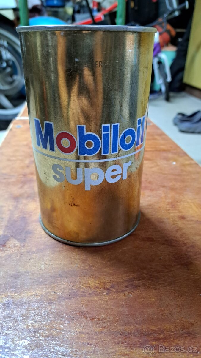 Plechovka Mobil Oil