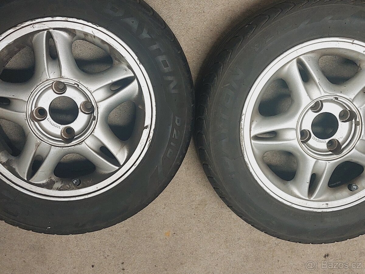 4x kompletní alu kola z Renault Clio