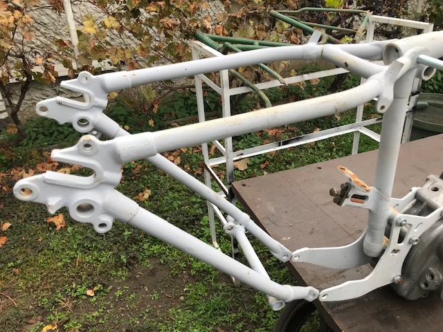 Zadná časť rámu NSU 351/501 OSL