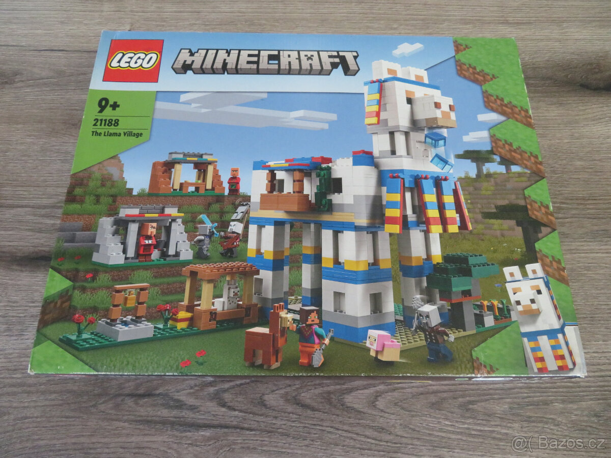 LEGO Minecraft 21188 Llama Village + 21155 Creeperův důl