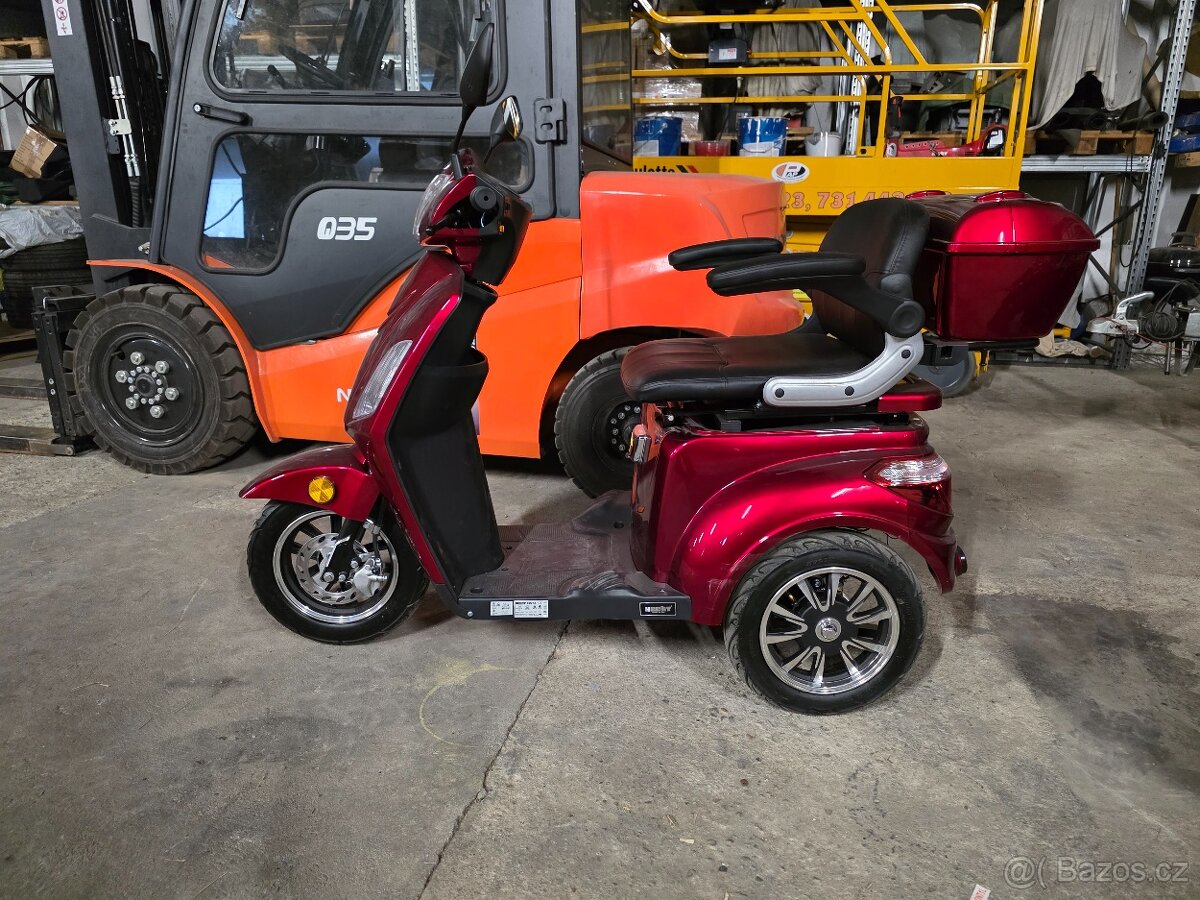 Elektrická tříkolka Hecht VISTA 1000W - nevhodný dárek