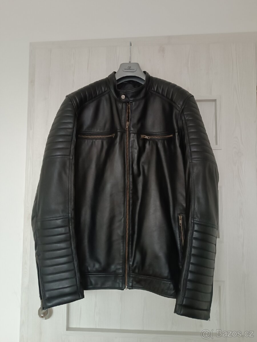 Pánská kožená bunda Brixton, XXXL.