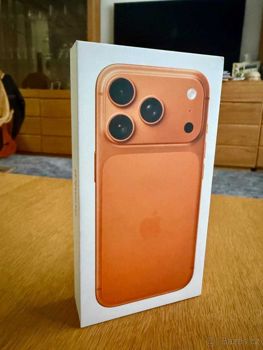 iPhone 17 PRO 256GB Oranžový /NOVÝ - 2 roky záruka + faktura