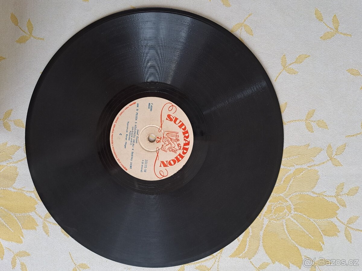 stará deska Jak si pejsek s kočičkou dělali dort