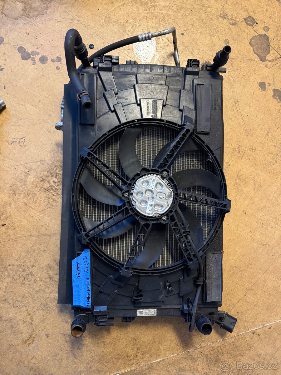 Chladič + sahara VW Passat B8