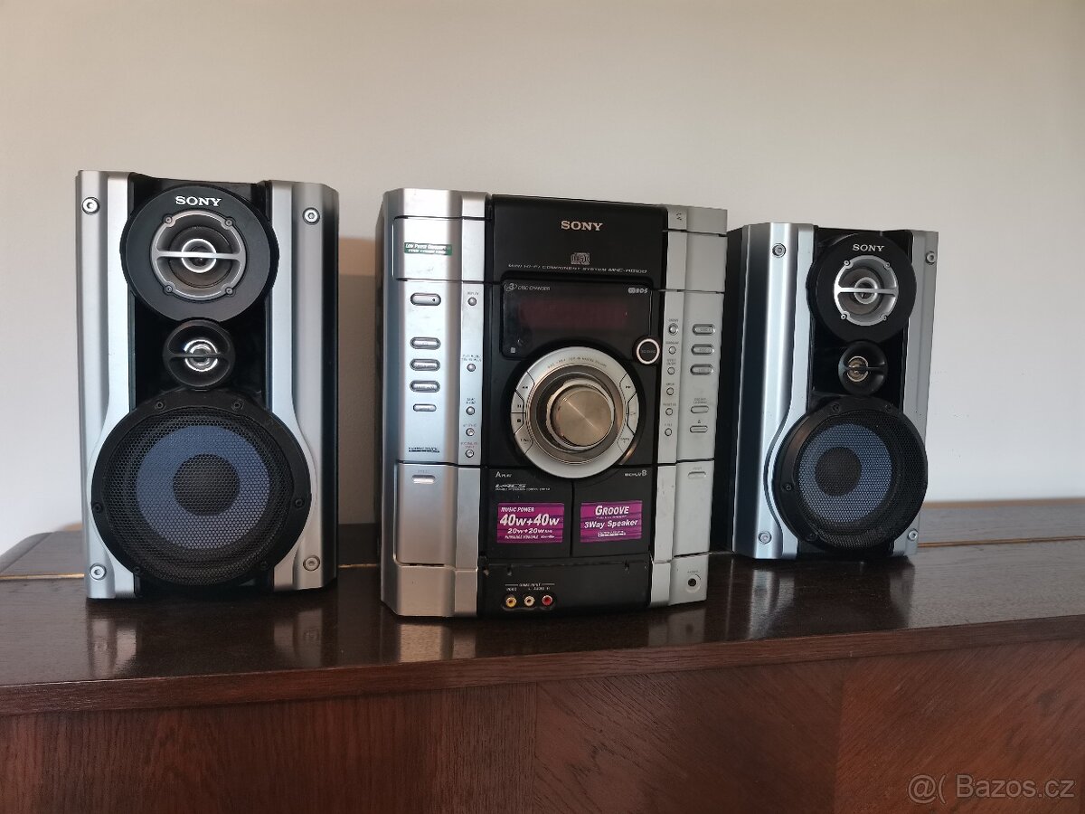 Hifi systém Sony MHC-RG100 věž