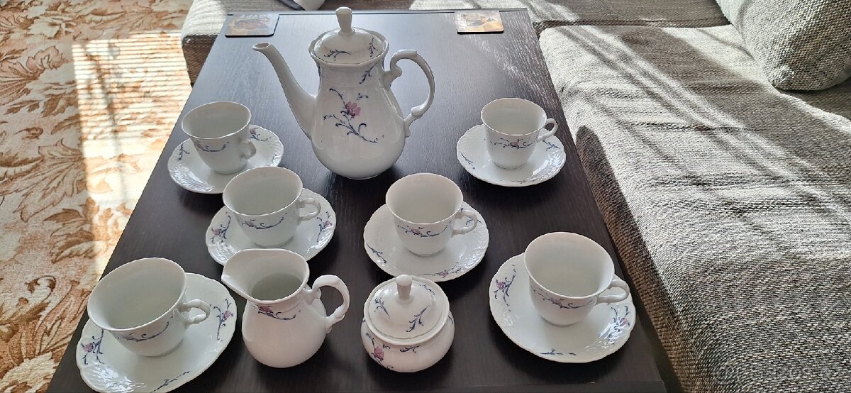 Čajová souprava, servis,