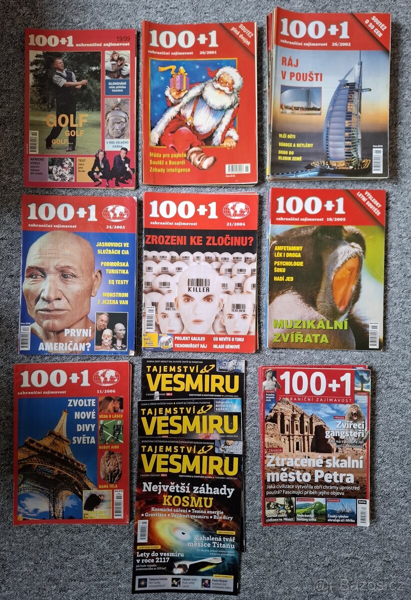 Časopisy 100+1 cca60ks