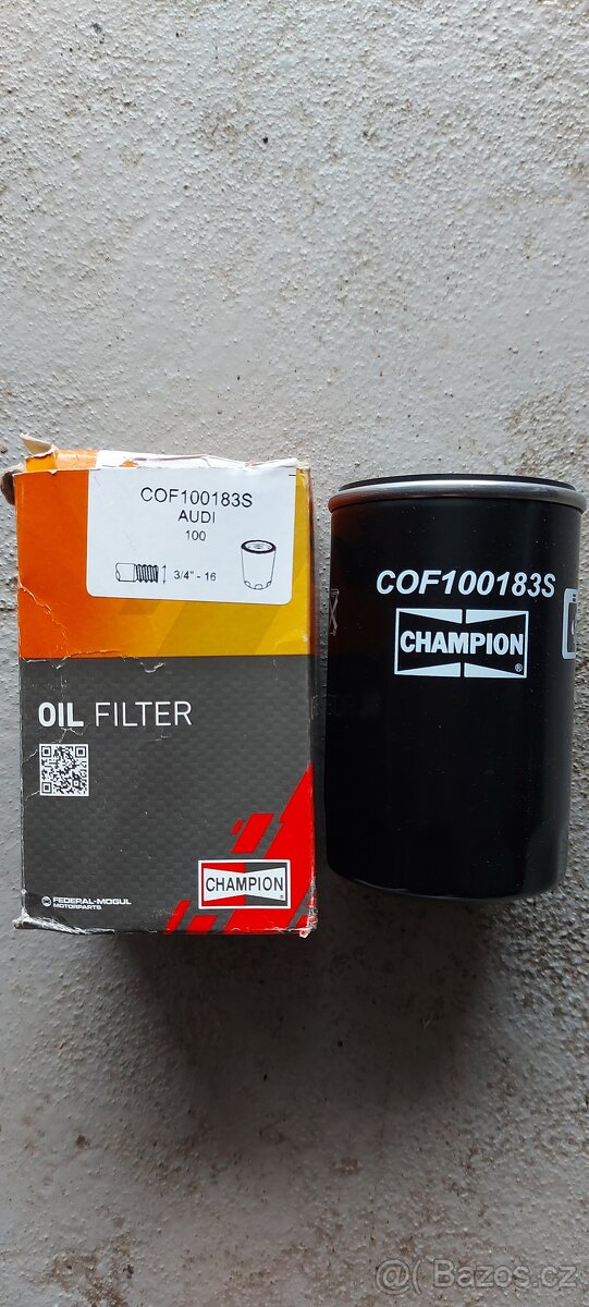Olejový filtr CHAMPION COF100183S-VW