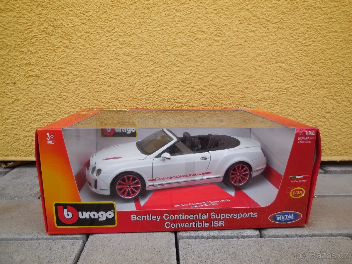 Bentley Continental Supersports Convertible ISR - 1:18 Bbura