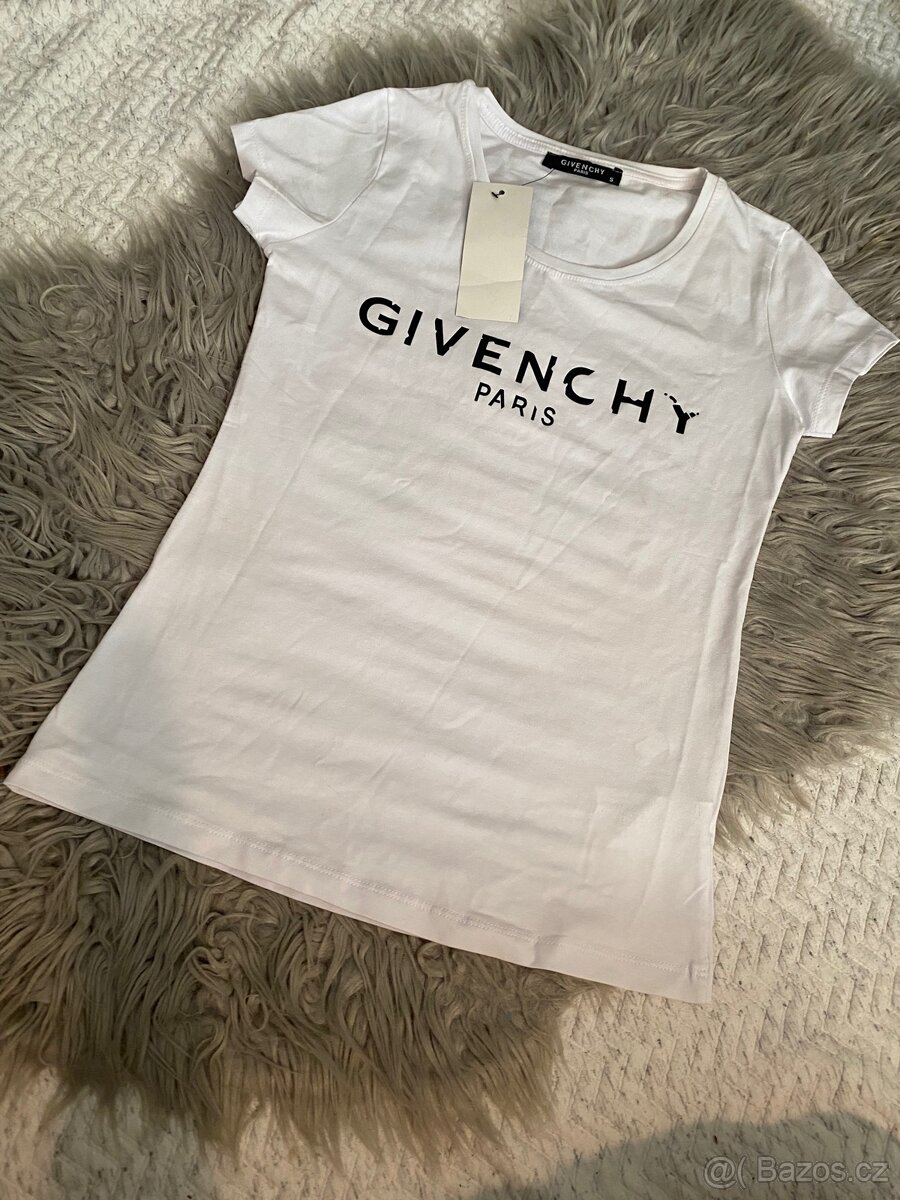 Nové tričko Givenchy vel. S, 350 kc