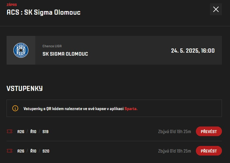 AC Sparta - Sigma Olomouc
