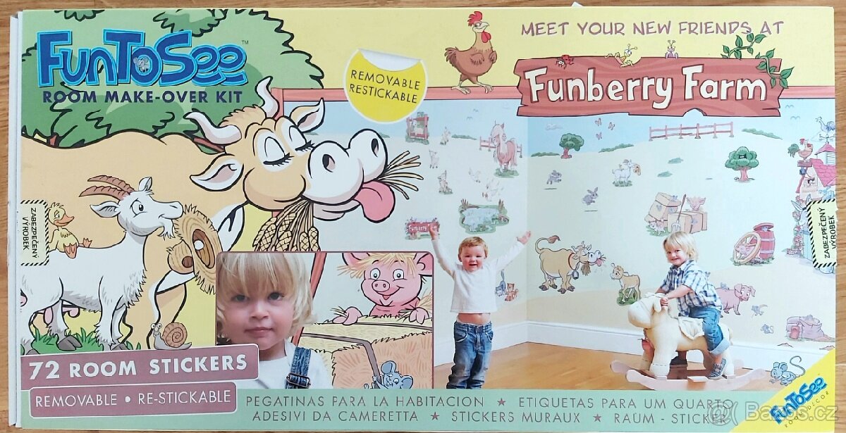 Dekorační samolepky na zeď Funberry Farm