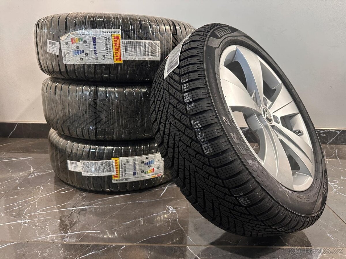 original alu kola škoda superb III IV R17 ZIMNÍ