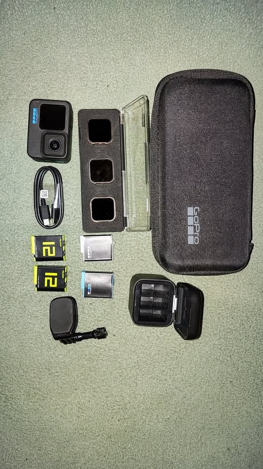 GoPro Hero 10 Black + ND filtry + nabíječka + 3 baterky