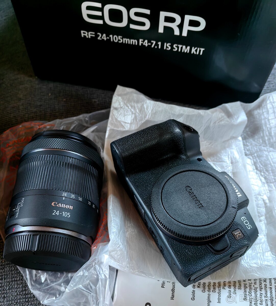 Canon RP + RF 24-105 - nepoužité