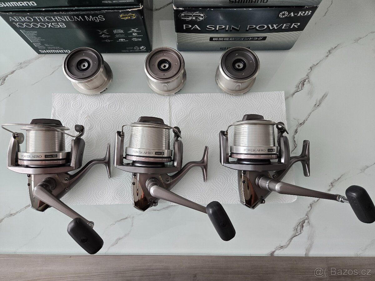 3xShimano Power Aero 97