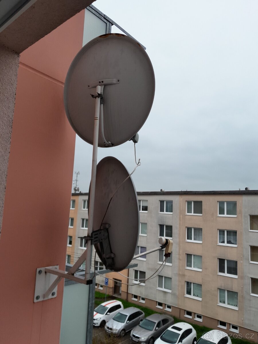 Satelitní parabola, anténa