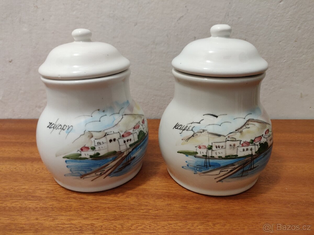 Nádobky - cukrenka + slánka