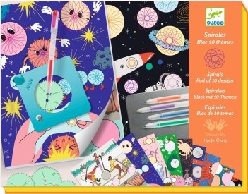 Kreativní spirálová dílna Djeco - 10 témat