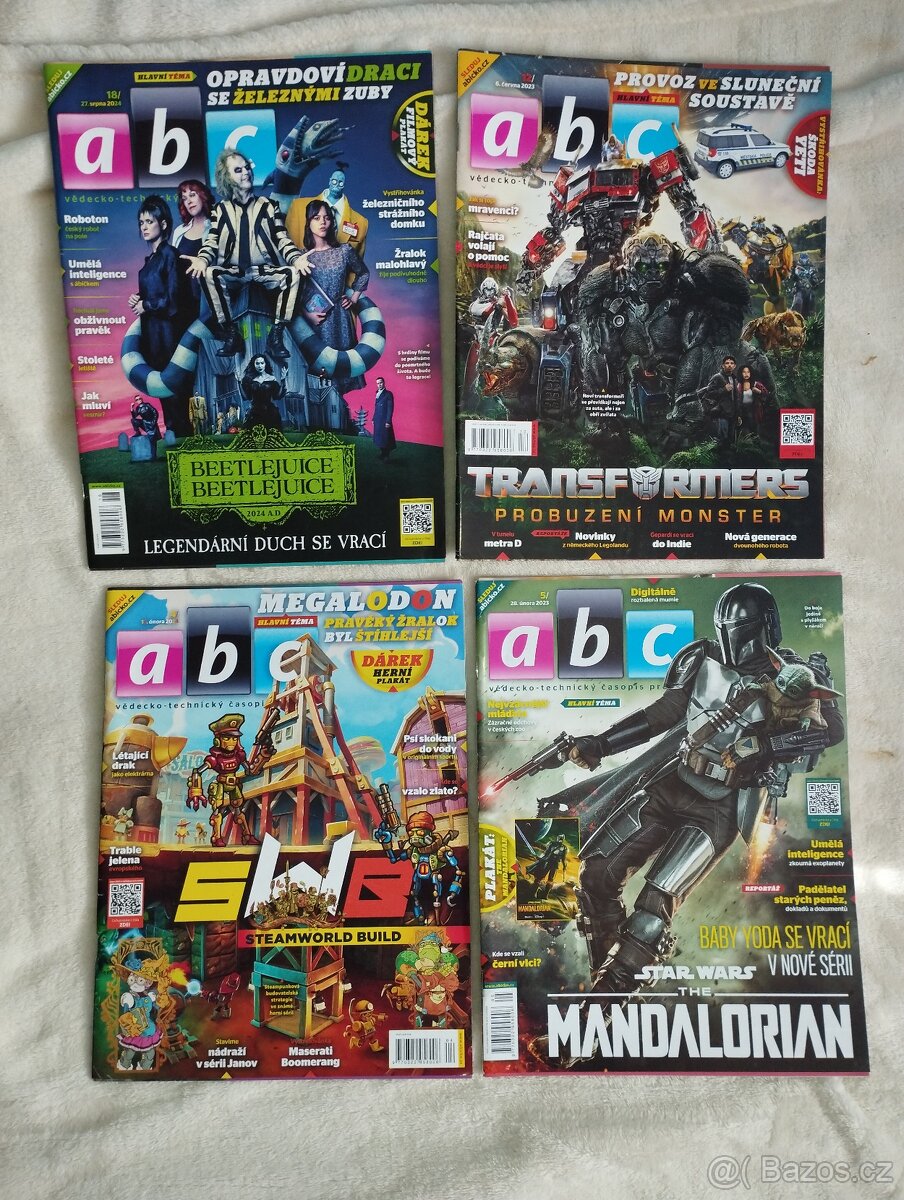 časopisy ABC + papírový model