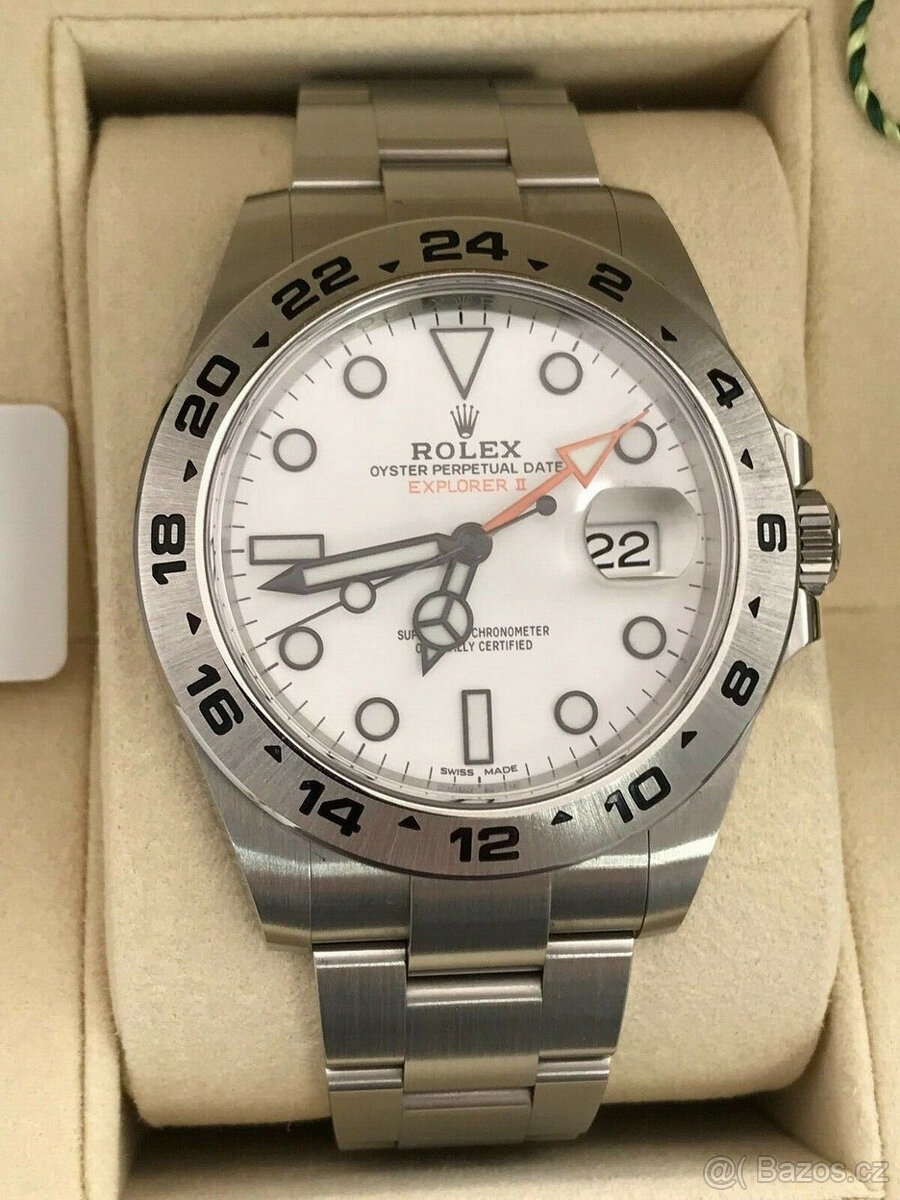 Rolex Explorer II - Pánské hodinky Bílé