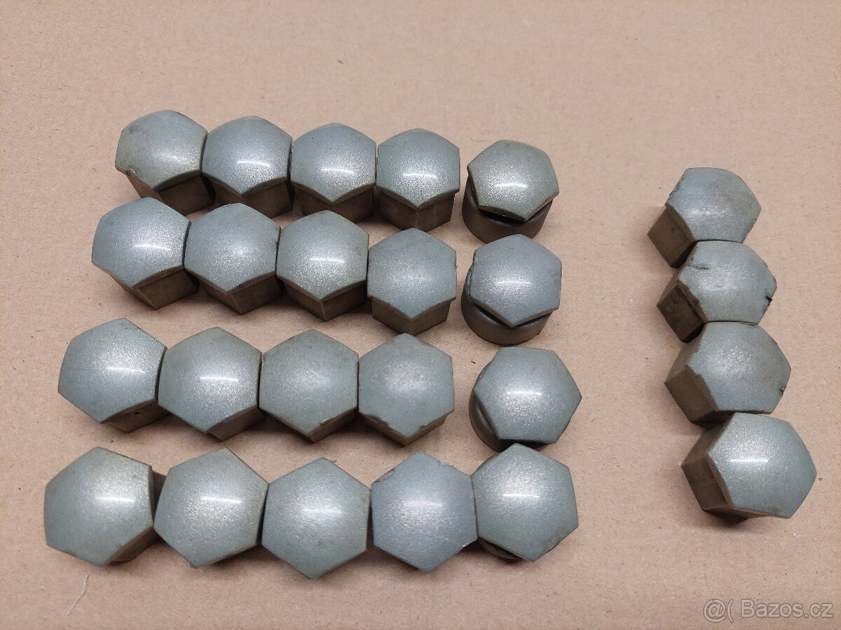 Originální krytky šroubů kol, originál Škoda