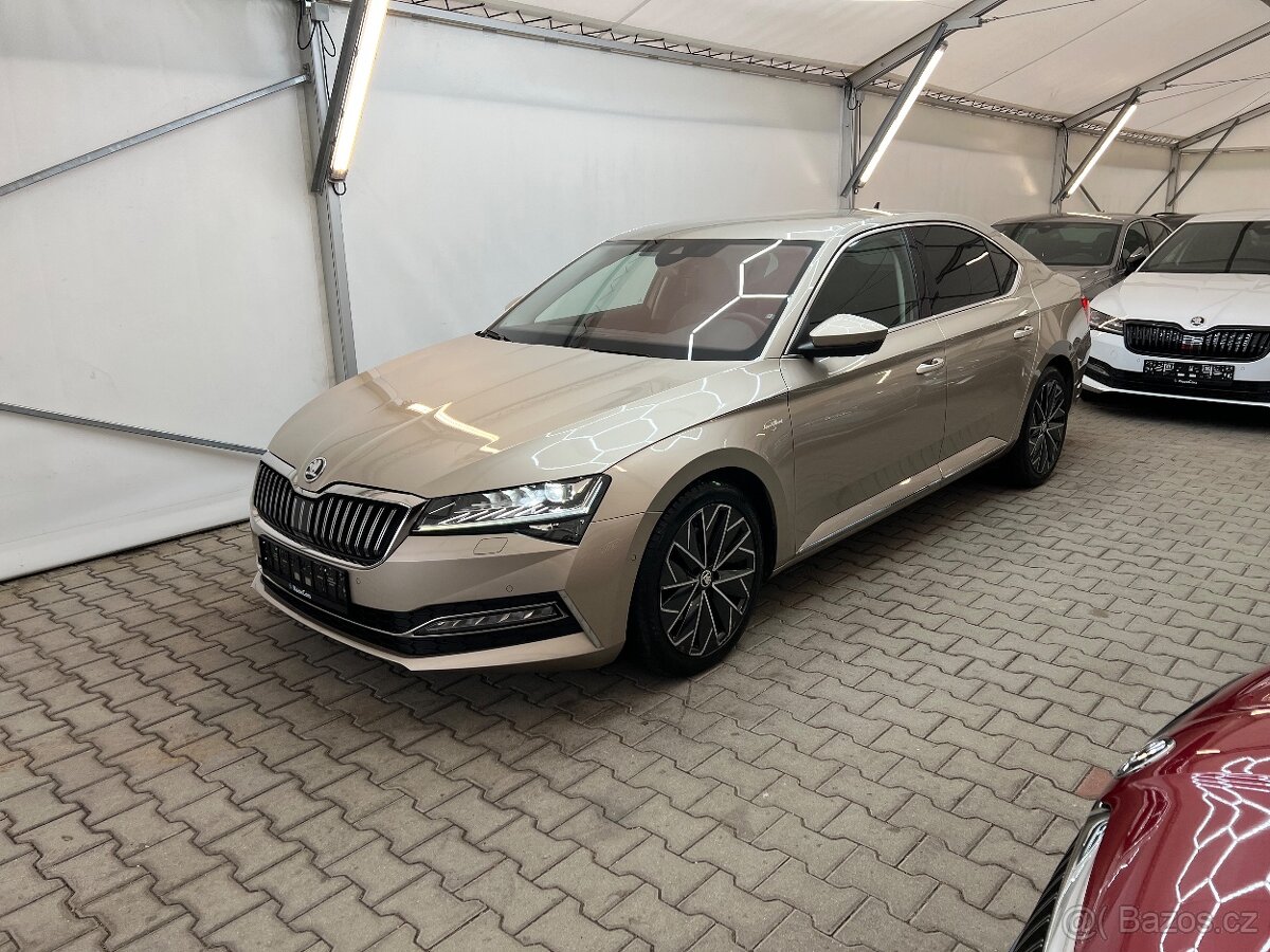 Škoda Superb III sedan 2.0TDi,140kW,DSG,4x4,L&K,tažné,LED360