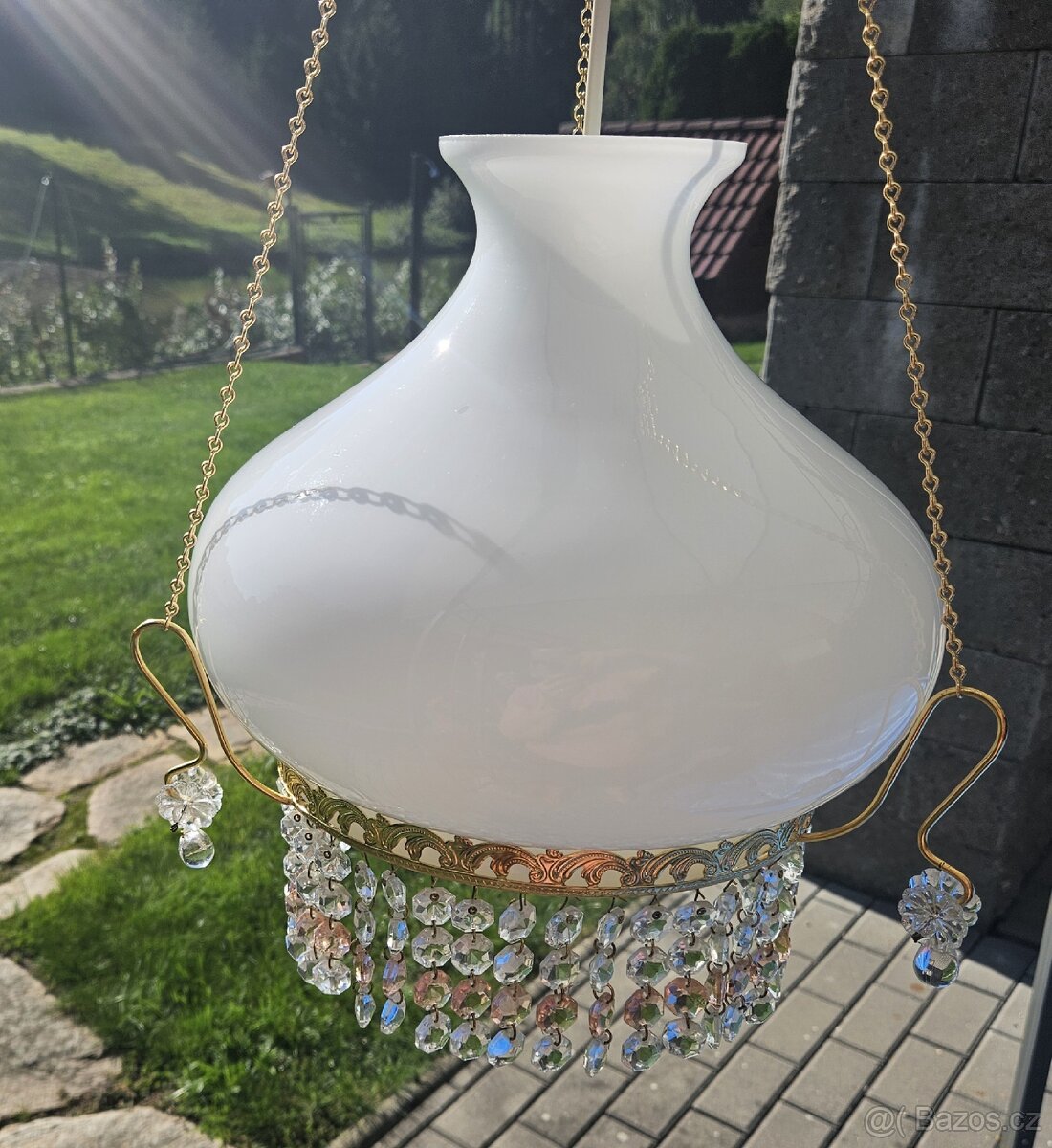 Skleněný lustr/světlo/svítidlo