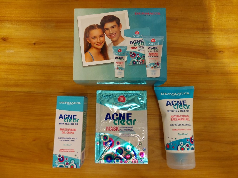 Sada pro péči o pleť, na akné 4 kusy Dermacol, unisex