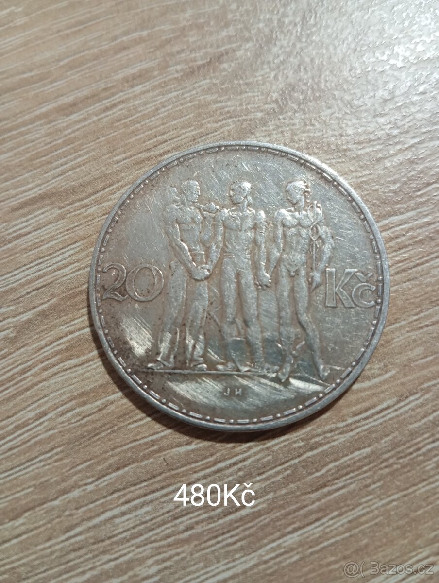 Stříbrné mince , cca 350ks