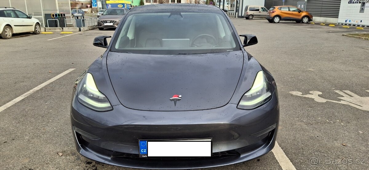 Tesla model 3 LR AWD, záruka do 11/27, SOH 89%, DPH