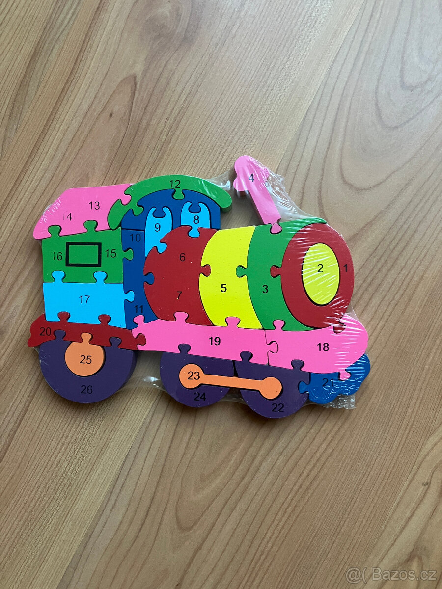 Puzzle abeceda/čísla