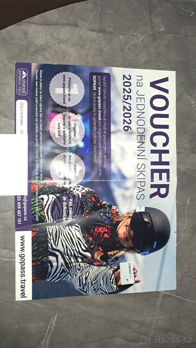 Skipas voucher Špindlerův Mlýn