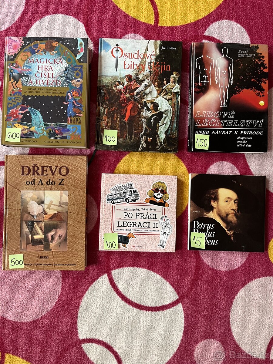 Mix knihy, časopisy