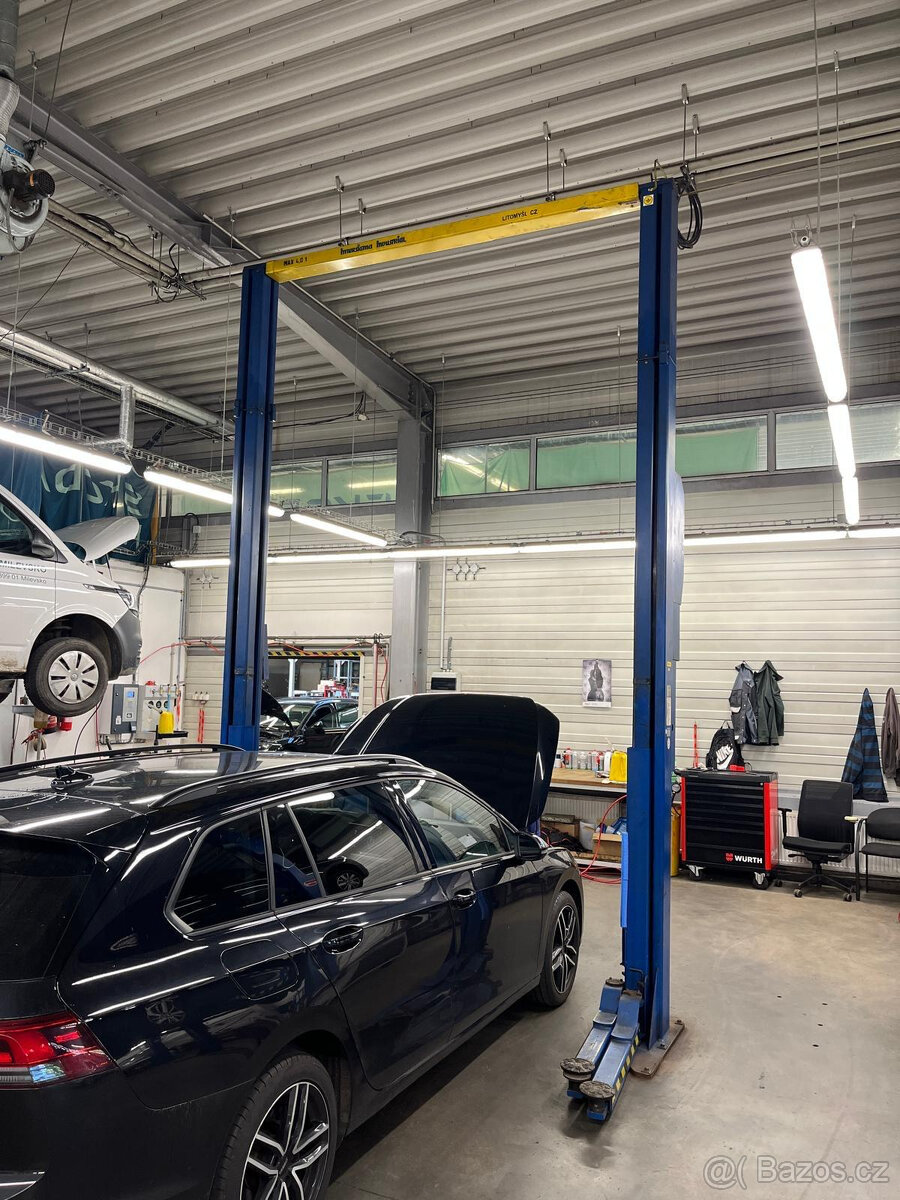 Dvousloupový zvedák AMI 4,0 Variant – elektrohydraulický, no