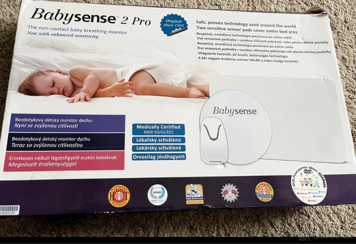 Monitor dechu pro miminko BabySense 2 Pro