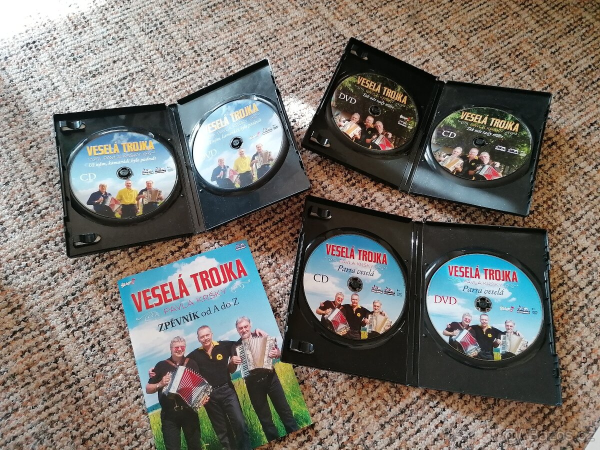Veselá trojka 6 CD nebo DVD