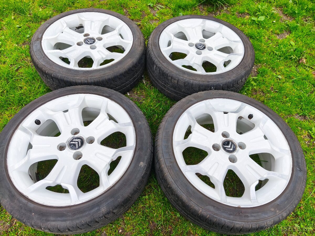 Letní sada DS3 Citroen r17 4x108 Kleber 205/45/17