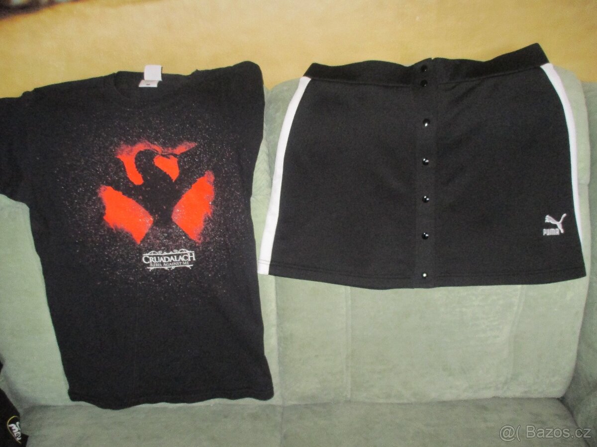 XL-propínací sukně Puma+tričko