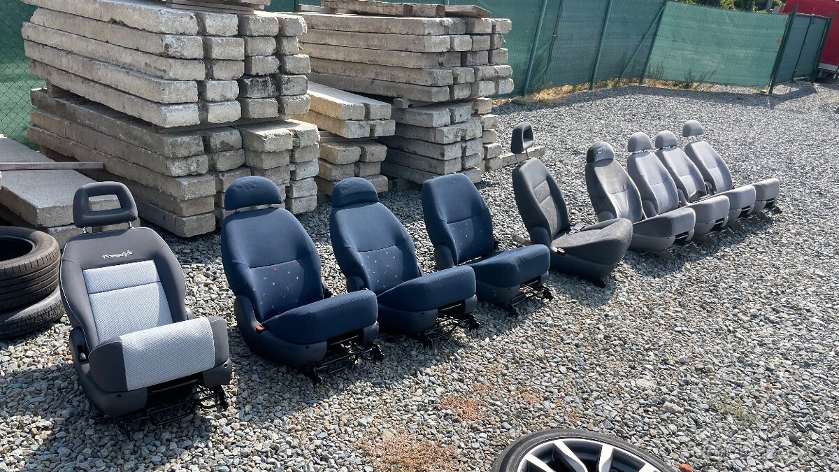 Zadní sedačky VW.SHARAN, FORD GALAXY, SEAT ALHAMBRA.