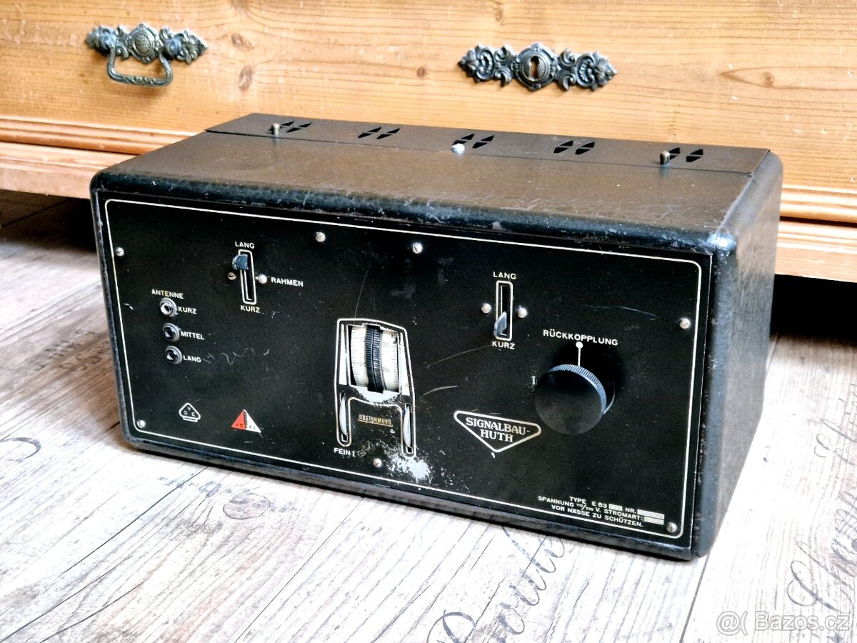 Rádio Signalbau-Huth E83 W, rok 1929