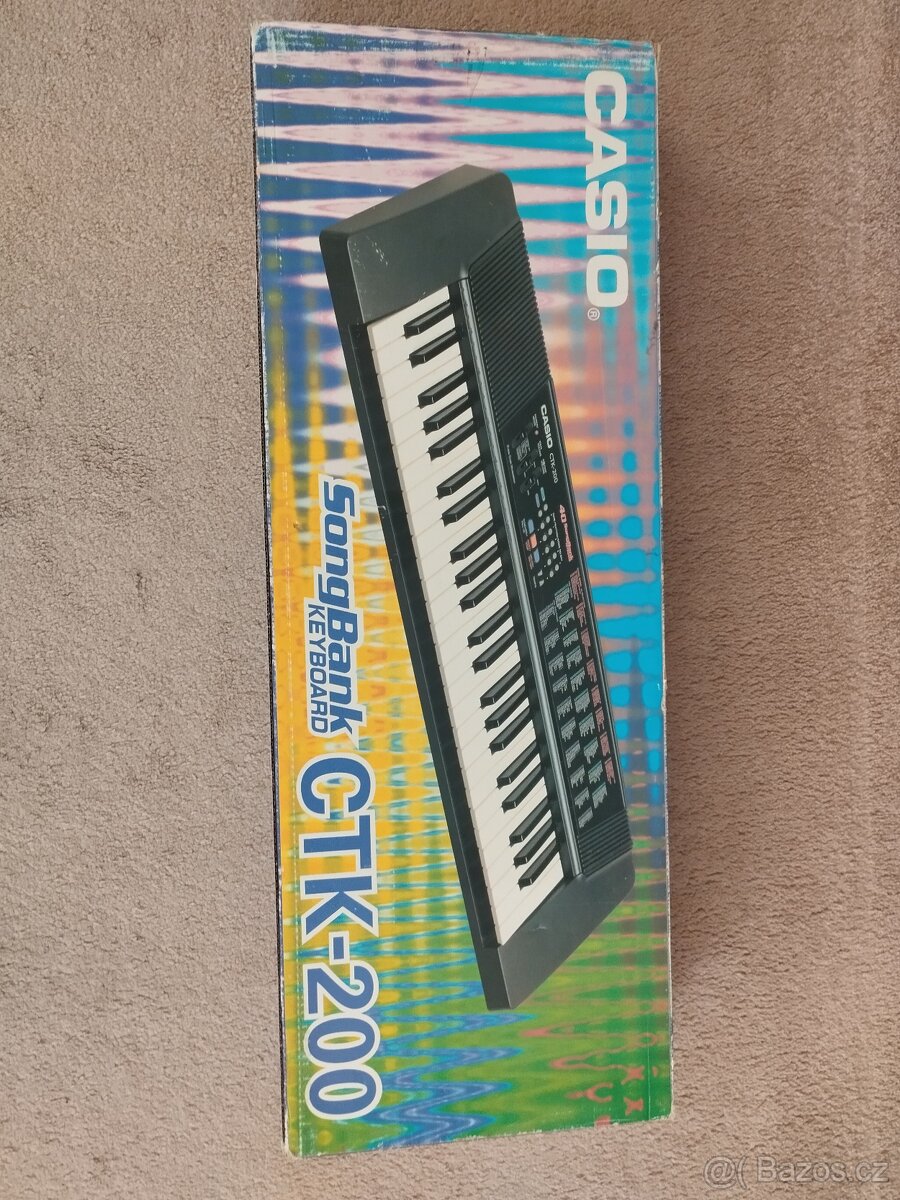 Elektronické piano "song bank keyboard ctk 200"