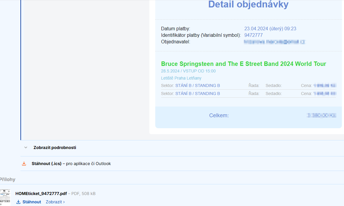 koncert Bruce Springsteena a The E Street Band
