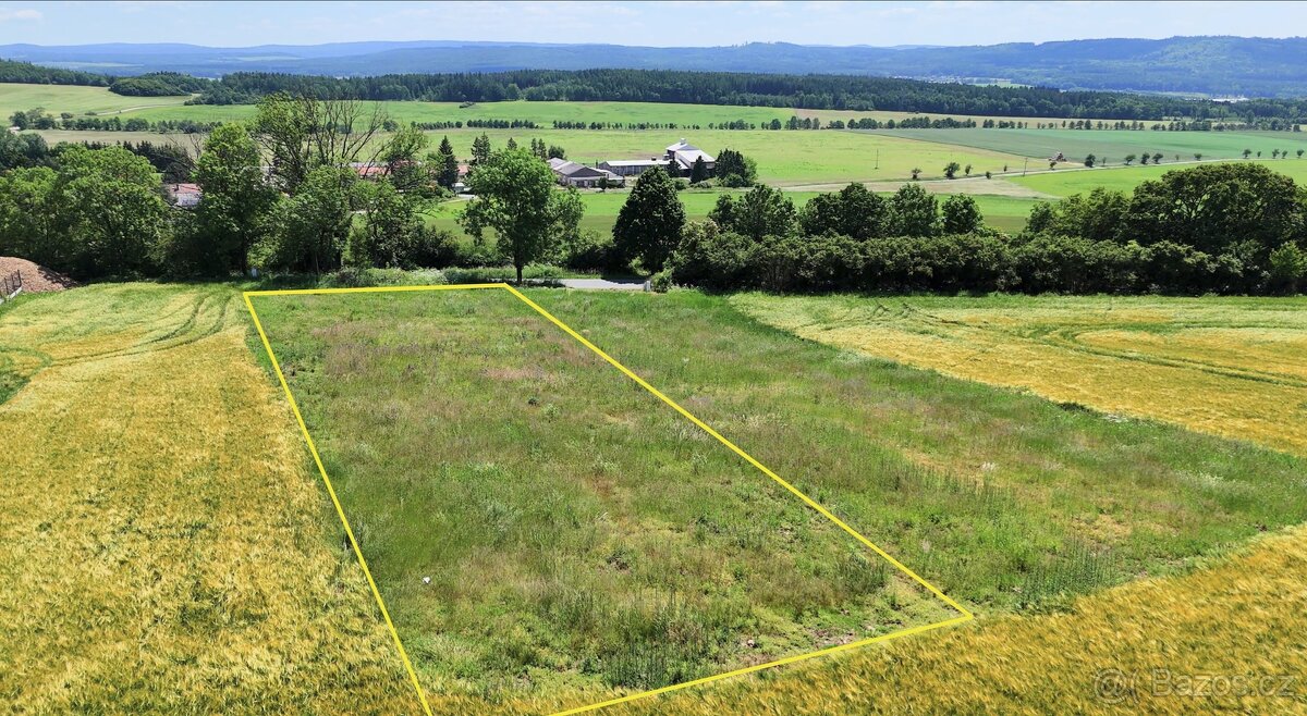 Prodej pozemky pro bydlení, 1 589 m2 - Těškov, ev.č. 00098