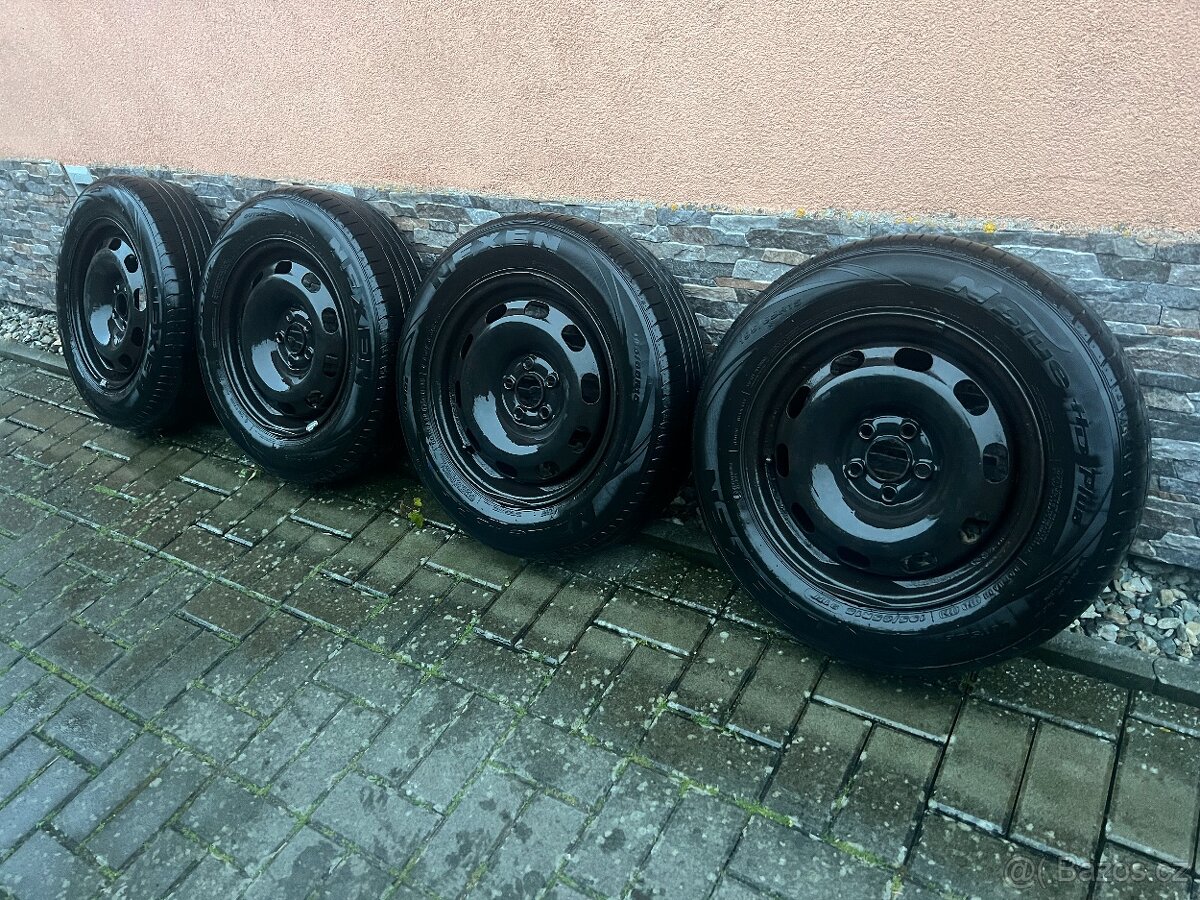 Sada plechové disky Škoda Fabia, Octavia, Roomster, VW, Seat