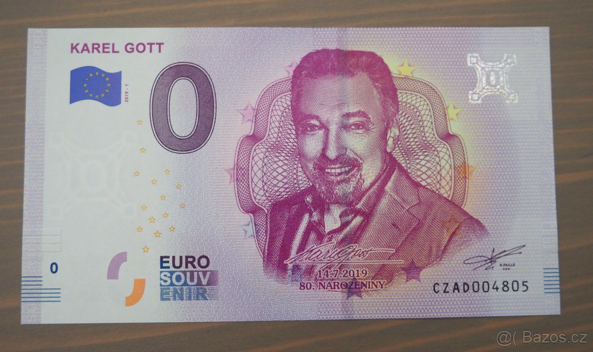 Eurobankovka - Karel Gott