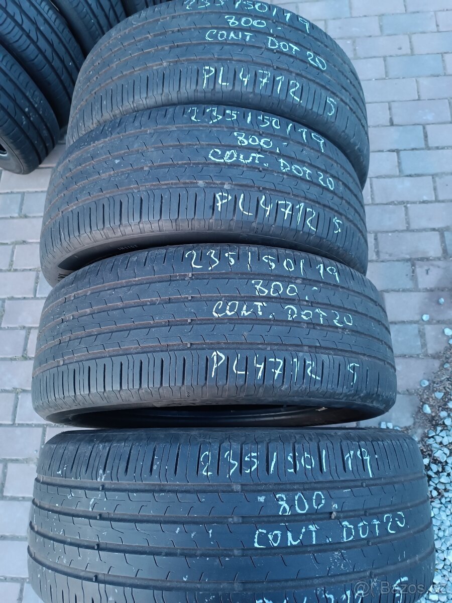 235/50/19 letní 4 kusy