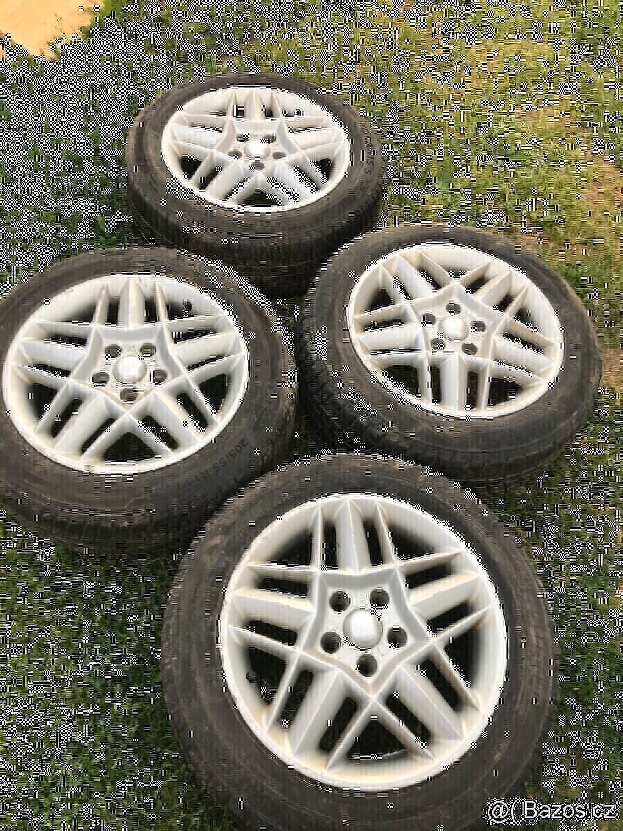 Alu kola 16” 5x108 a zimní pneu 205/55/R16