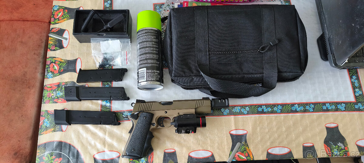 Colt 1911 R32 Sandstorm Gren gas Airsoft